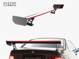 Carbon Spoiler With External Brackets Uprights + LED compatible with BMW 3 Coupe E46
