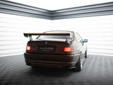 Carbon Spoiler With External Brackets Uprights + LED compatible with BMW 3 Coupe E46
