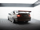 Carbon Spoiler With External Brackets Uprights + LED compatible with BMW 3 Coupe E46
