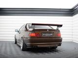 Carbon Spoiler With External Brackets Uprights + LED compatible with BMW 3 Coupe E46