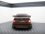 Carbon Spoiler With External Brackets Uprights + LED compatible with BMW 3 Coupe E46