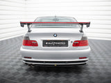 Carbon Spoiler With External Brackets Uprights + LED compatible with BMW 3 Coupe E46