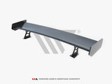 Carbon Spoiler With External Brackets Uprights + LED compatible with BMW 3 Coupe E46