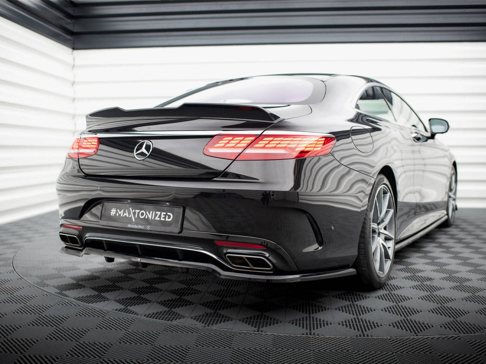 Rear Splitter (Vertical Bars) compatible with Mercedes-Benz S Coupe AMG Line C217 Facelift