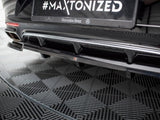 Rear Splitter (Vertical Bars) compatible with Mercedes-Benz S Coupe AMG Line C217 Facelift