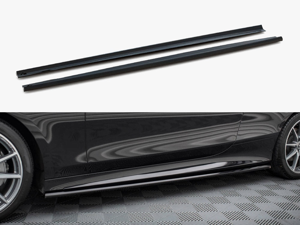 Side Skirts Diffusers compatible with Mercedes-Benz S Coupe AMG Line C217 Facelift