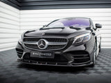 Front Splitter V.2 compatible with Mercedes-Benz S Coupe AMG Line C217 Facelift