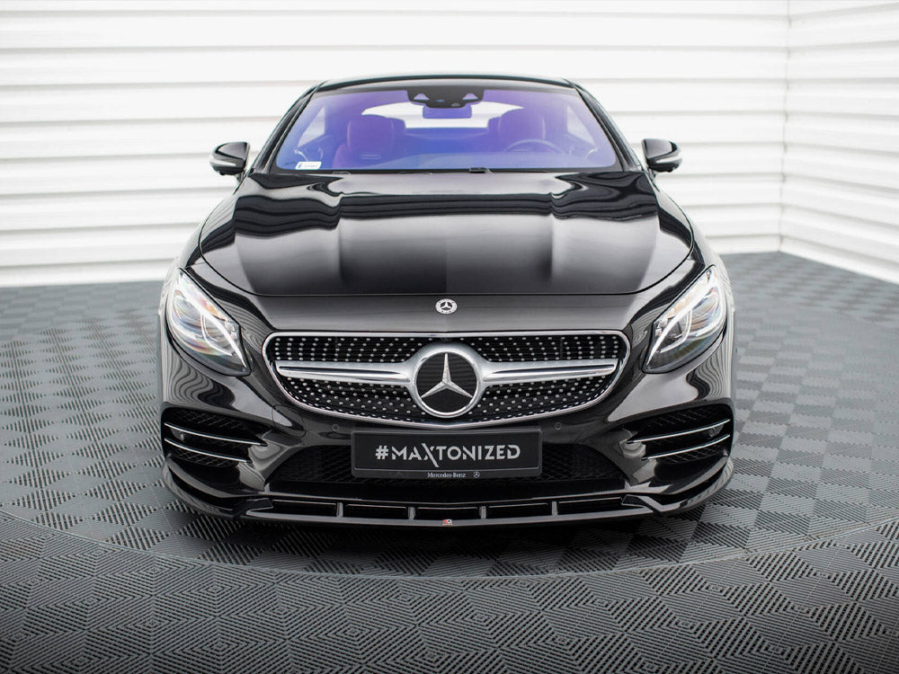 Front Splitter V.2 compatible with Mercedes-Benz S Coupe AMG Line C217 Facelift