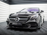 Front Splitter V.1 compatible with Mercedes-Benz S Coupe AMG Line C217 Facelift