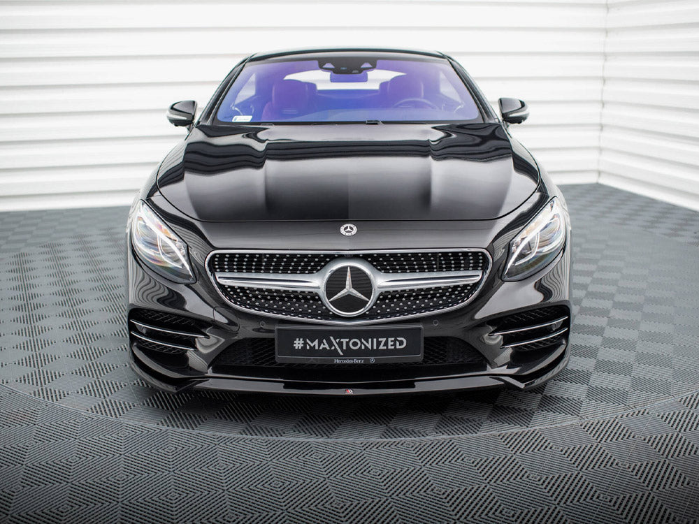 Front Splitter V.1 compatible with Mercedes-Benz S Coupe AMG Line C217 Facelift