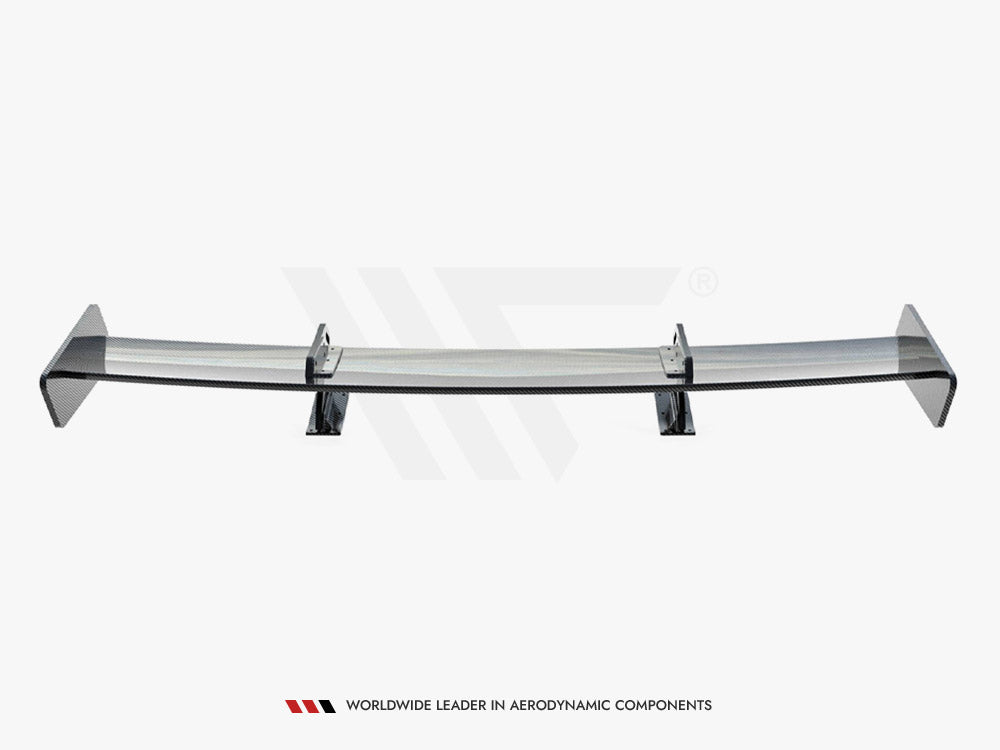 Carbon Spoiler With Upper Swan Mounting compatible with Audi A5 Coupe 8T