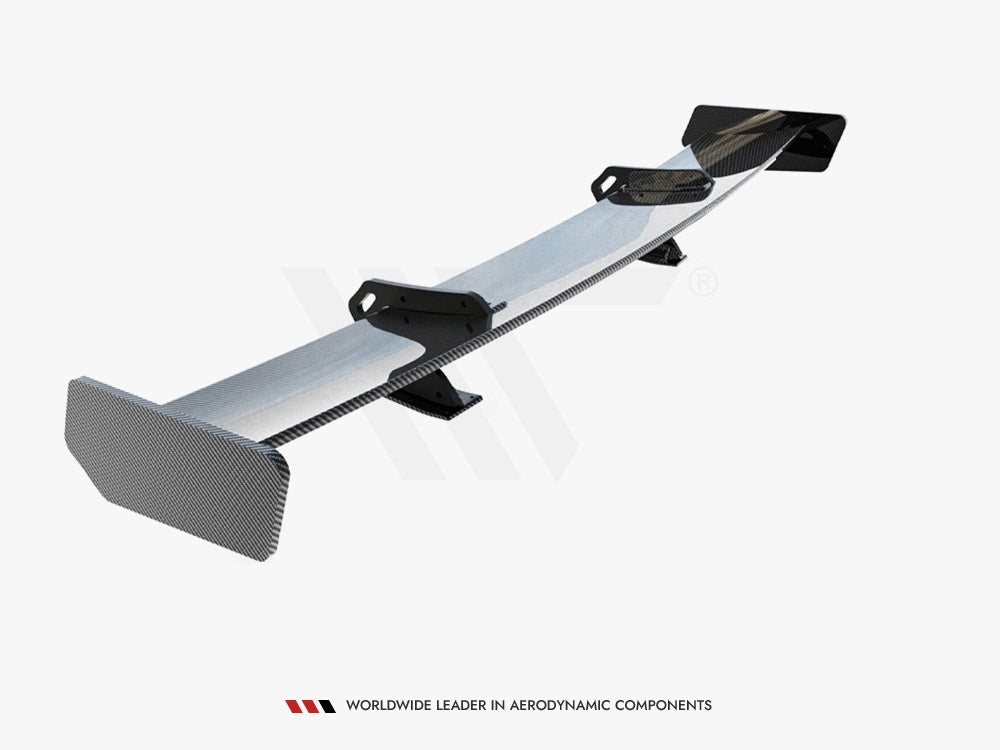 Carbon Spoiler With Upper Swan Mounting compatible with Audi A5 Coupe 8T