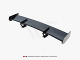 Carbon Spoiler With Upper Swan Mounting compatible with Audi A5 Coupe 8T