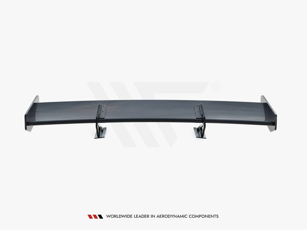 Carbon Spoiler With Upper Swan Mounting compatible with Audi A5 Coupe 8T