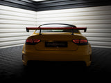 Carbon Spoiler With Upper Swan Mounting + LED compatible with Audi A5 Coupe 8T