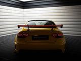 Carbon Spoiler With Upper Swan Mounting + LED compatible with Audi A5 Coupe 8T