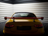 Carbon Spoiler With Upper Swan Mounting + LED compatible with Audi A5 Coupe 8T