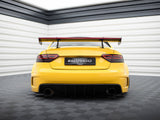 Carbon Spoiler With Upper Swan Mounting + LED compatible with Audi A5 Coupe 8T