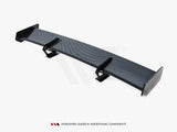Carbon Spoiler With Upper Swan Mounting + LED compatible with Audi A5 Coupe 8T