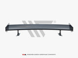 Carbon Spoiler With External Brackets Uprights + LED compatible with Audi A5 Coupe 8T