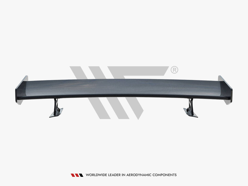 Carbon Spoiler With External Brackets Uprights + LED compatible with Audi A5 Coupe 8T