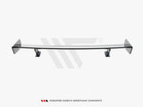 Carbon Spoiler With External Brackets Uprights compatible with Audi A5 Coupe 8T