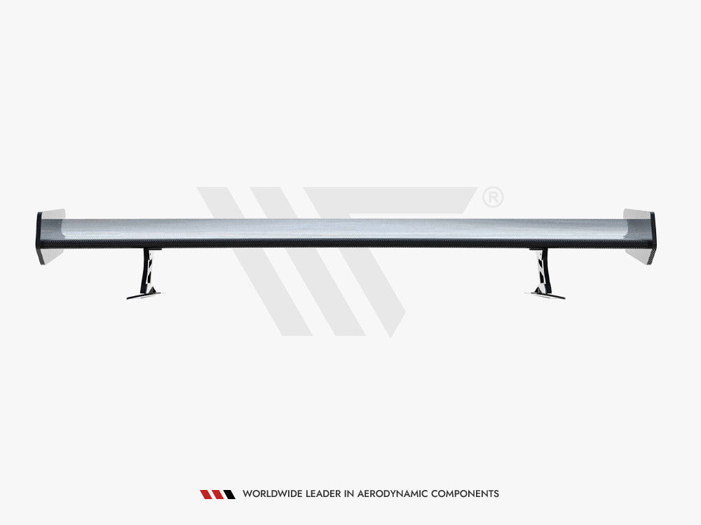 Carbon Spoiler With External Brackets Uprights compatible with Audi A5 Coupe 8T