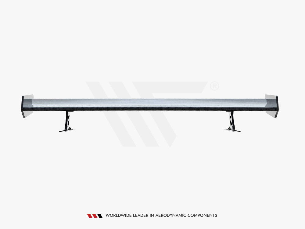 Carbon Spoiler With External Brackets Uprights compatible with Audi A5 Coupe 8T