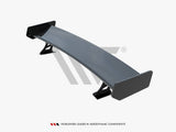 Carbon Spoiler With External Brackets Uprights compatible with Audi A5 Coupe 8T