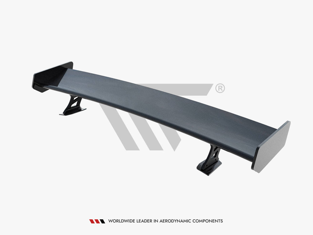 Carbon Spoiler With External Brackets Uprights compatible with Audi A5 Coupe 8T