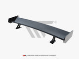 Carbon Spoiler With External Brackets Uprights compatible with Audi A5 Coupe 8T