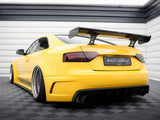 Carbon Spoiler With Internal Brackets Uprights compatible with Audi A5 Coupe 8T