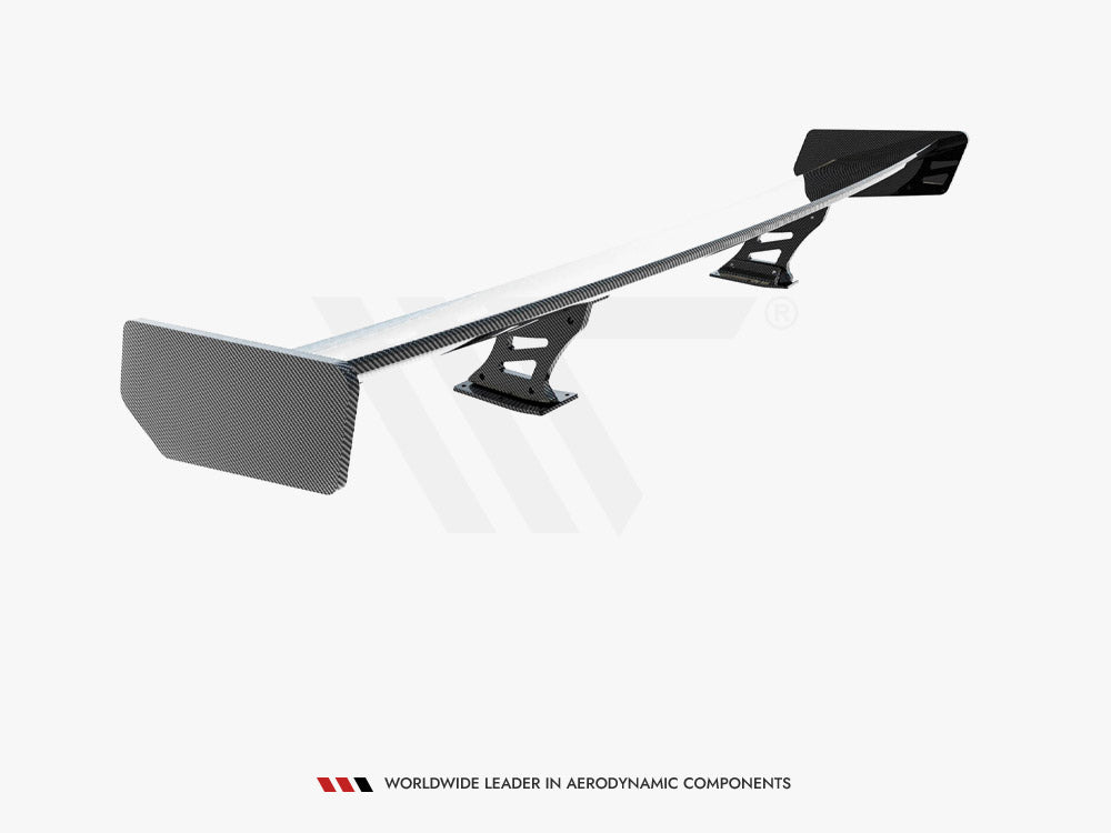 Carbon Spoiler With Internal Brackets Uprights compatible with Audi A5 Coupe 8T