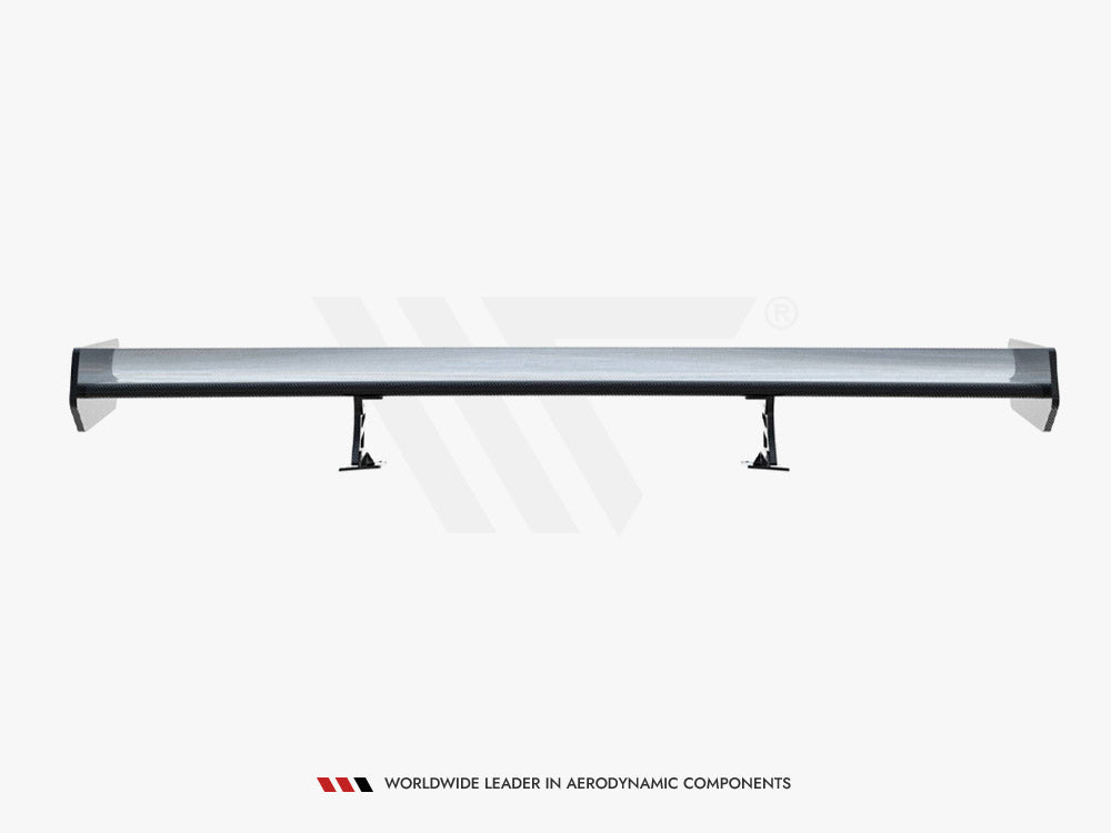 Carbon Spoiler With Internal Brackets Uprights compatible with Audi A5 Coupe 8T