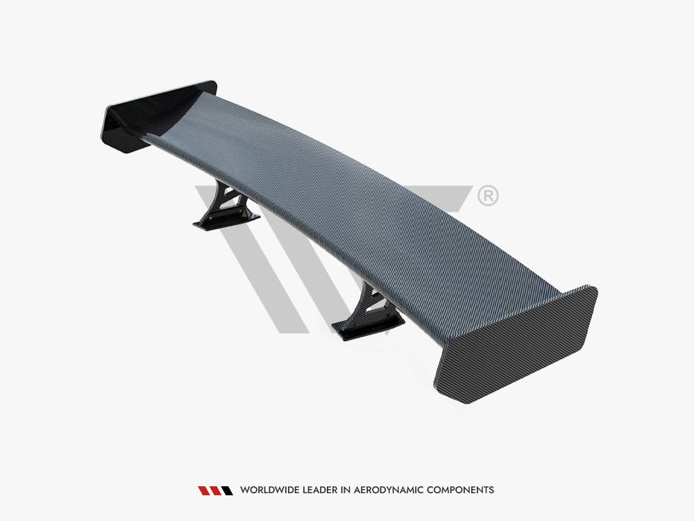 Carbon Spoiler With Internal Brackets Uprights compatible with Audi A5 Coupe 8T