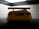 Carbon Spoiler With Internal Brackets Uprights + LED compatible with Audi A5 Coupe 8T
