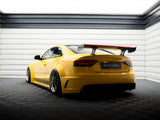 Carbon Spoiler With Internal Brackets Uprights + LED compatible with Audi A5 Coupe 8T
