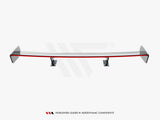 Carbon Spoiler With Internal Brackets Uprights + LED compatible with Audi A5 Coupe 8T