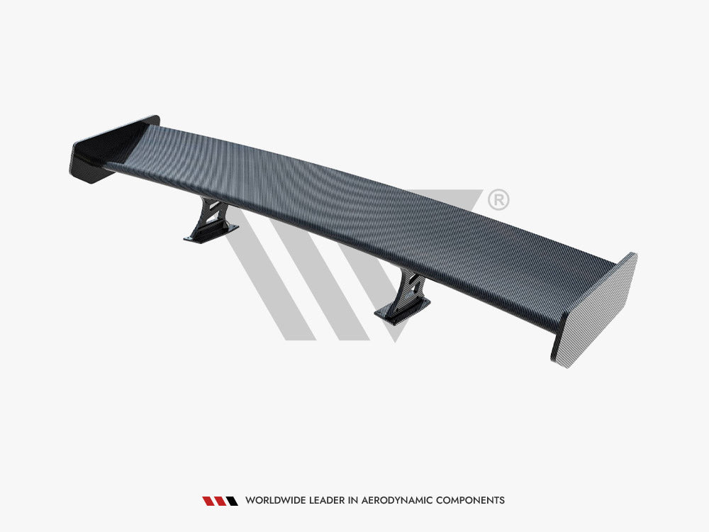 Carbon Spoiler With Internal Brackets Uprights + LED compatible with Audi A5 Coupe 8T