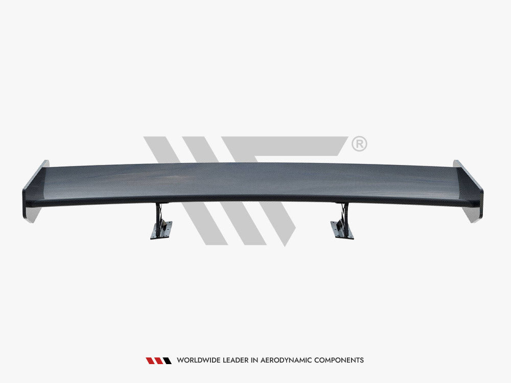 Carbon Spoiler With Internal Brackets Uprights + LED compatible with Audi A5 Coupe 8T