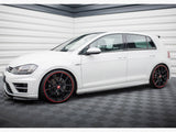 Side Skirts Diffusers V.4 compatible with Volkswagen Golf R / R-Line Mk7