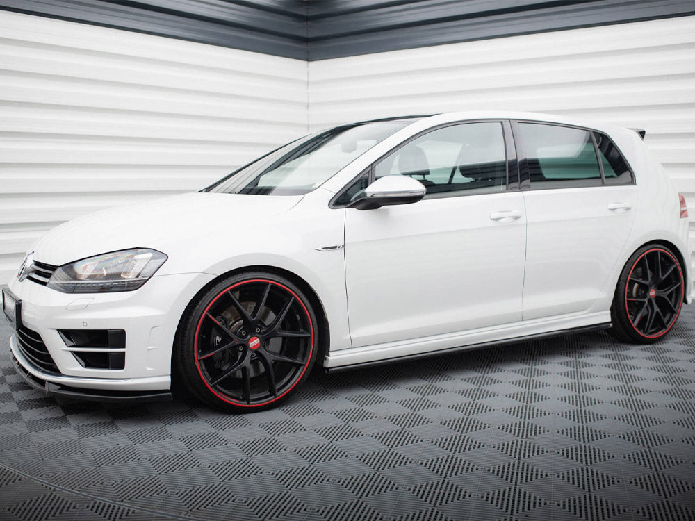 Side Skirts Diffusers V.3 compatible with Volkswagen Golf R / R-Line Mk7