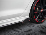 Side Skirts Diffusers V.3 + Flaps compatible with Volkswagen Golf R / R-Line Mk7