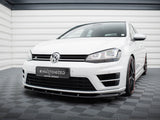 Front Splitter V.6 compatible with Volkswagen Golf R / R-Line Mk7