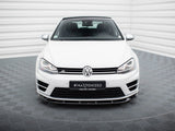 Front Splitter V.6 compatible with Volkswagen Golf R / R-Line Mk7