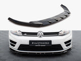 Front Splitter V.5 compatible with Volkswagen Golf R / R-Line Mk7