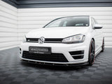 Front Splitter V.5 compatible with Volkswagen Golf R / R-Line Mk7