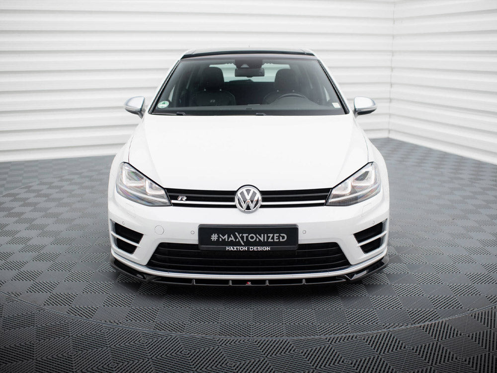 Front Splitter V.5 compatible with Volkswagen Golf R / R-Line Mk7