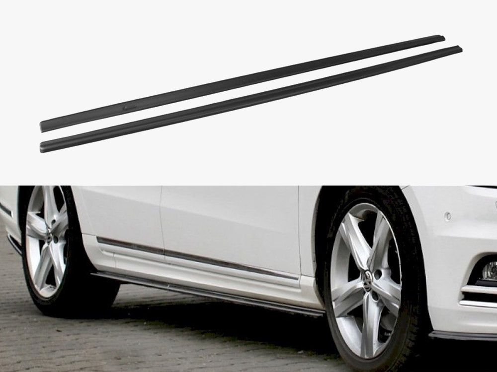 Side Skirts Diffusers compatible with Volkswagen Passat R-Line B7