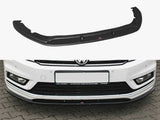 Front Splitter V.1 compatible with Volkswagen Passat R-Line B7 - Carbon Look